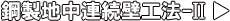 鋼製地中連続壁工法Ⅱ